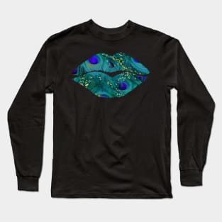 Peacock Kiss Long Sleeve T-Shirt